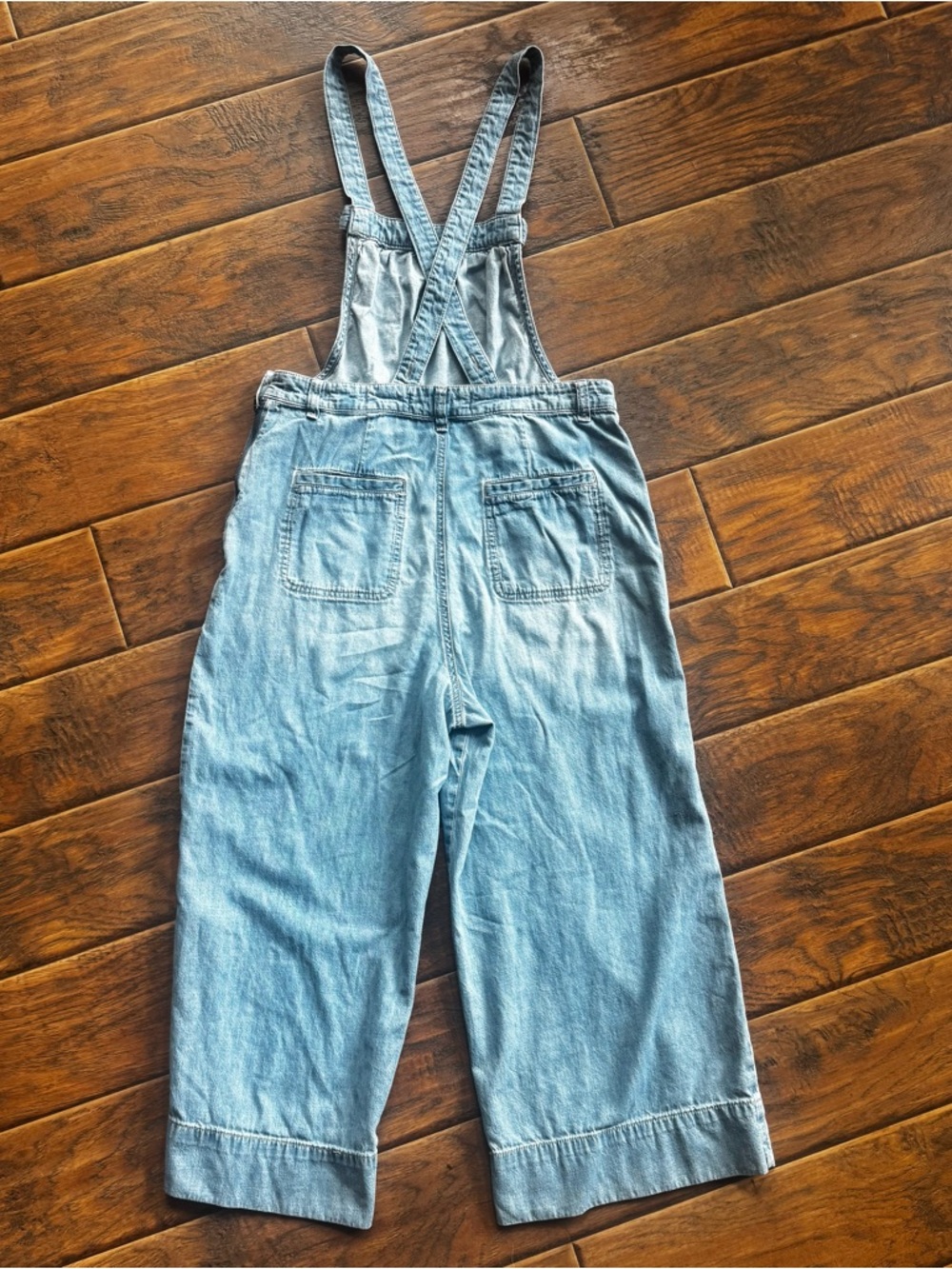 Anthropologie Pilcro Wide-Leg Denim Jumpsuit Size 29 - Picture 3 of 8
